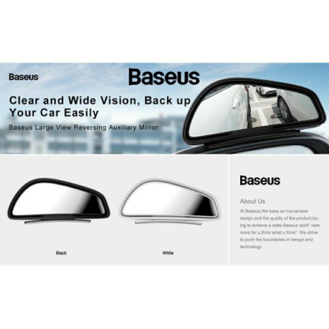 Bộ gương chiếu Hậu Baseus Large View dành cho xe hơi