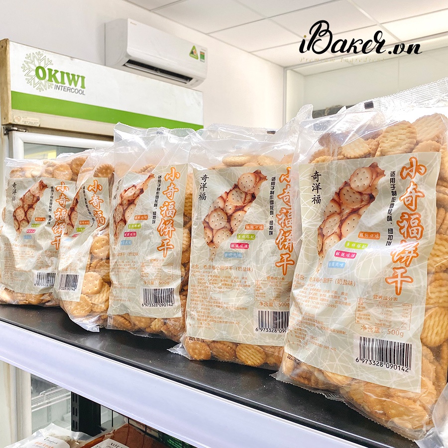 Bánh quy mặn đồng tiền túi 500g