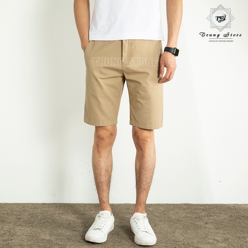 [FORM RỘNG] Quần Short KAKI CAO CẤP Nam Basic (7 màu), Vải KAKI Dày Dặn, Co Giãn, Thoải Mái, Dễ Phối Đồ
