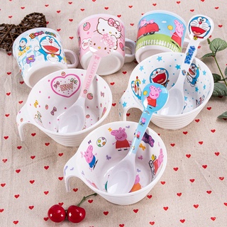 Bộ Đồ Ăn Trẻ Em Thực Phẩm Trẻ Em Bát Cốc Trẻ Em Không Thể Phá Vỡ Bộ Đồ Ăn Học Tập Bộ Đồ Ăn Bé Cầm Bát Thực Phẩm Bổ Sung Sức Đề Kháng Chống Nóng Dễ Thương Gia Đình Ly Muỗng