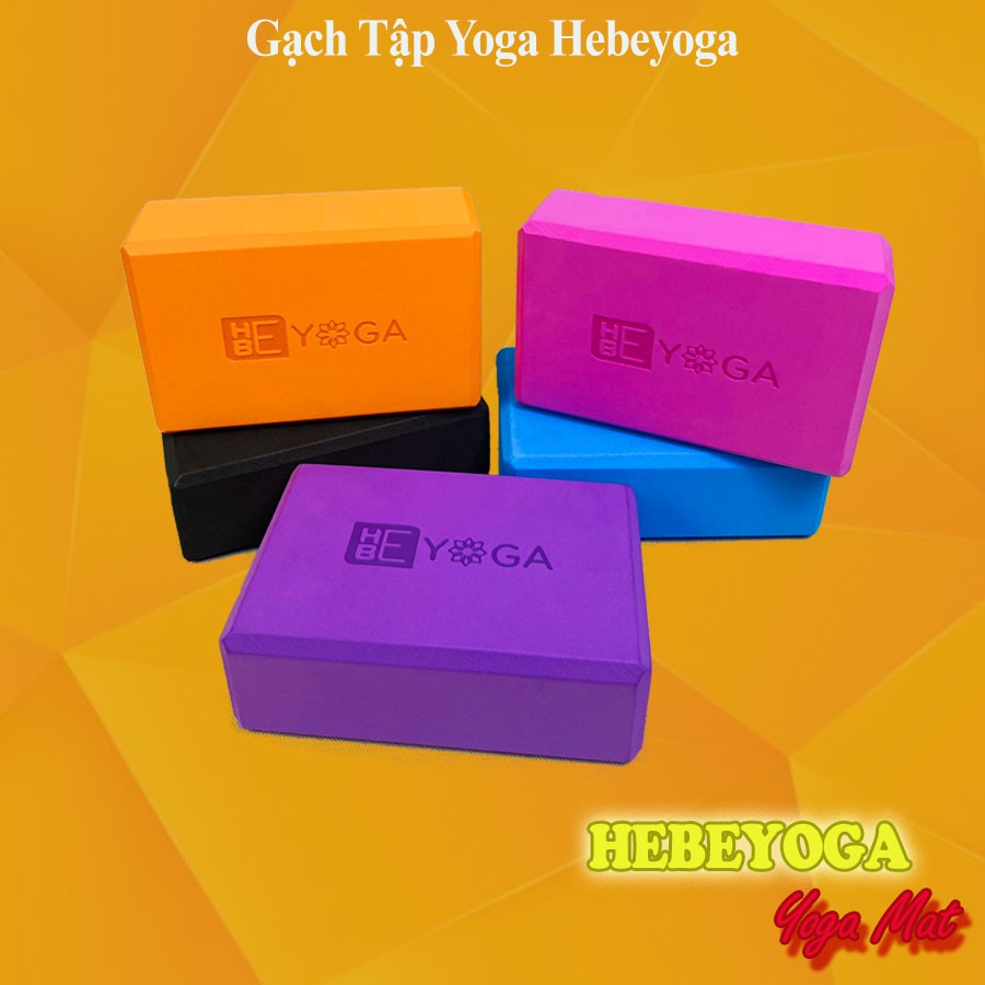 Gạch Tập yoga NA Hebeyoga 300gr Cao Cấp Màu đỏ