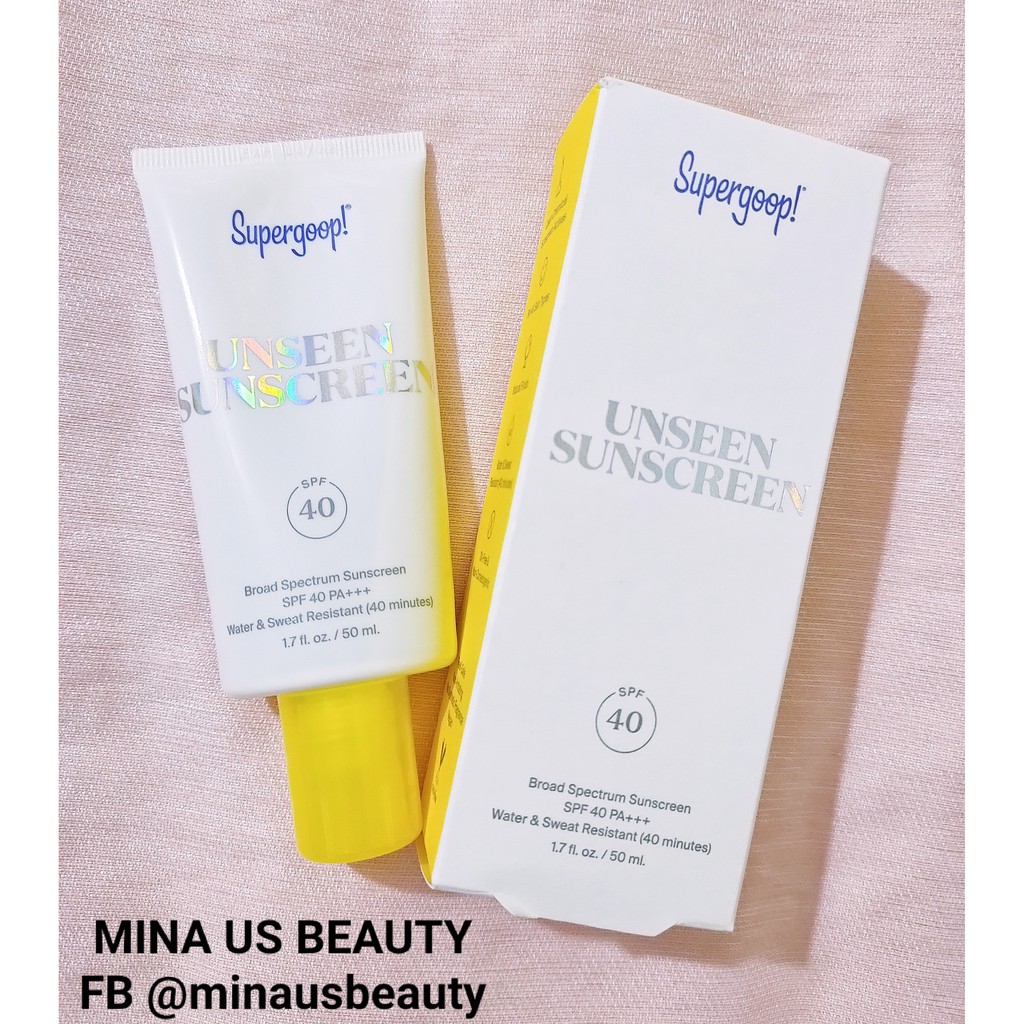 Kem chống nắng vô hình Supergoop! Unseen Sunscreen Broad Spectrum SPF 40