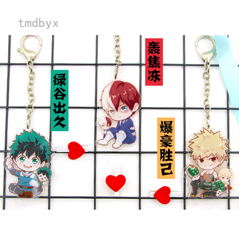 Tmdbyx Móc Khóa Acrylic Trong Suốt Hình Nhân Vật Phim Học Viện Siêu Anh Hùng