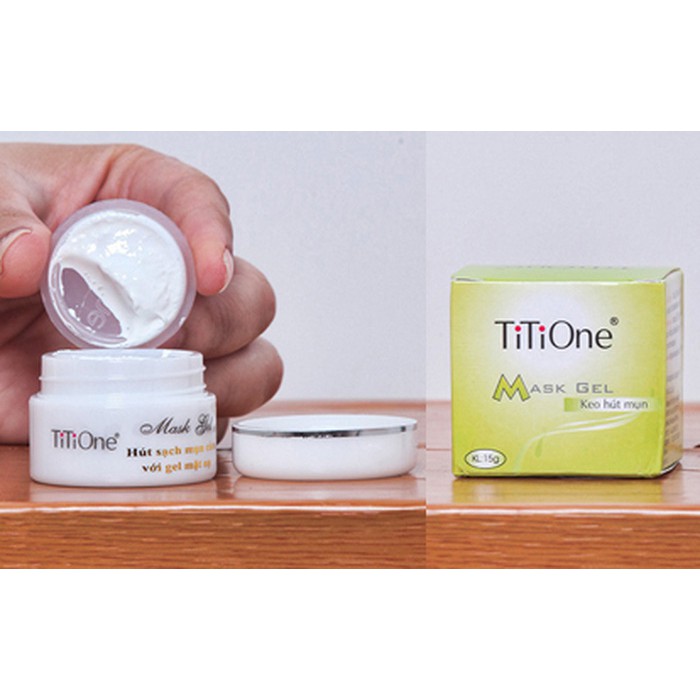 Gel lột mụn titione 15gr - Làn da trở nên láng mịn, mền mại.