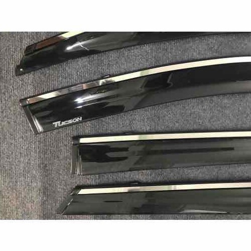 Vè che mưa xe Hyundai Tucson 2020 chỉ inox cao cấp
