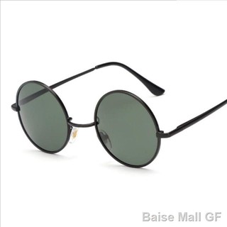 Mắt kính nữin tròn gọng nhỏ kính râm bungee nam dòng nữ phân cực ống hoàng tử