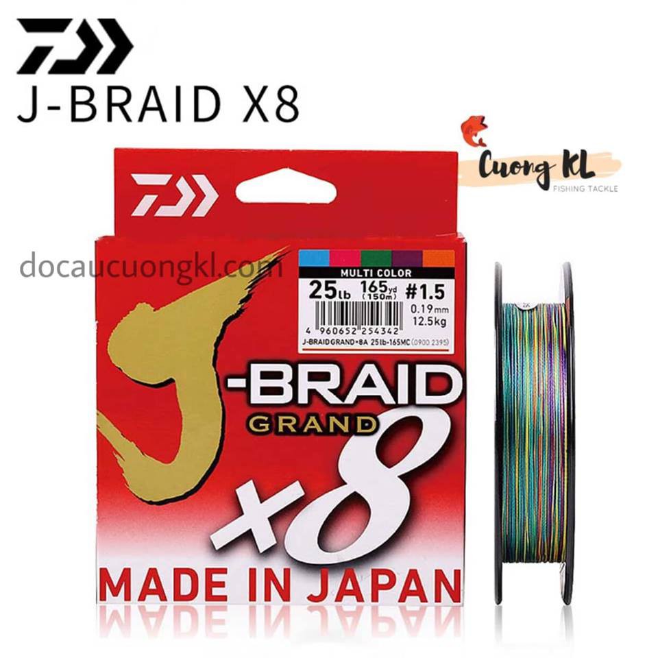 Dù Daiwa J-Braid Grand X8 mới