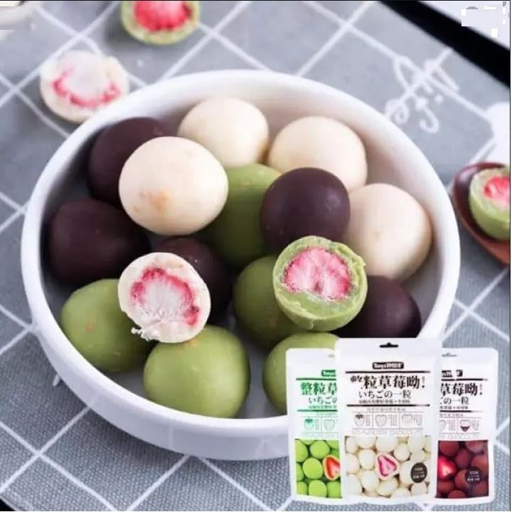 [Mã 267FMCGSALE giảm 8% đơn 500K] Socola bọc dâu tây sấy [Truyền thống/Matcha/Sữa] | BigBuy360 - bigbuy360.vn