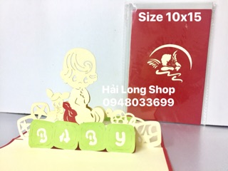 Em Bé -Baby - Thiệp 3D