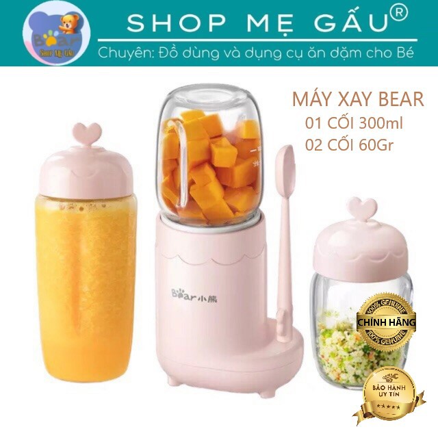 Máy Xay Đa Năng Bear 3 Cối Thủy Tinh Model LLJ