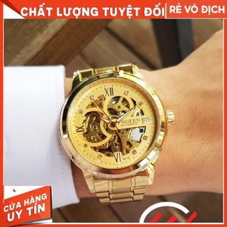 Đồng Hồ Cơ Nam Fngeen 6018 Đính Đá Sang Trọng Chống Nước, bảo hành 12 tháng