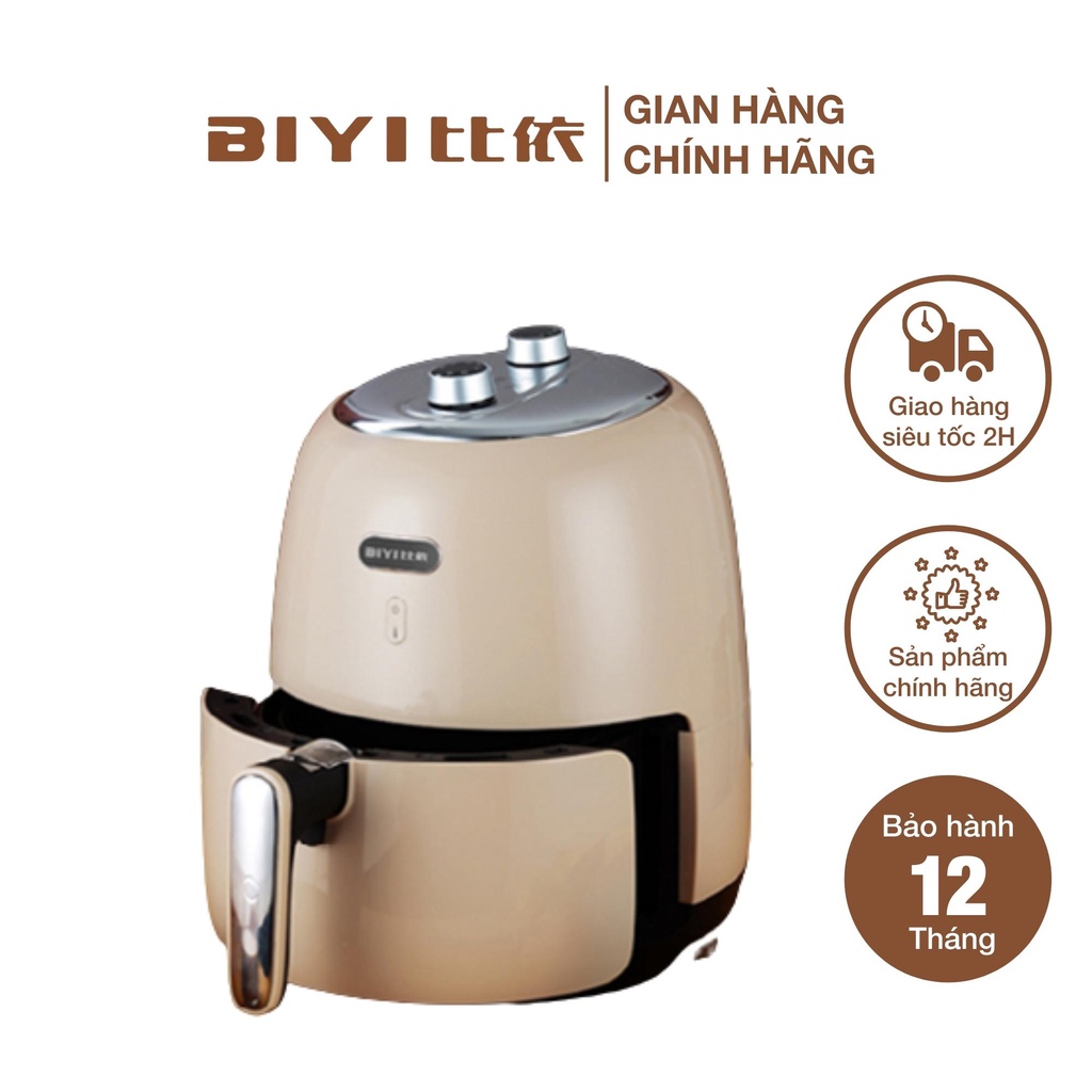 Nồi chiên không dầu BIYI AF-80 4,2L - 1500W tiện lợi - Bảo hành 12 tháng