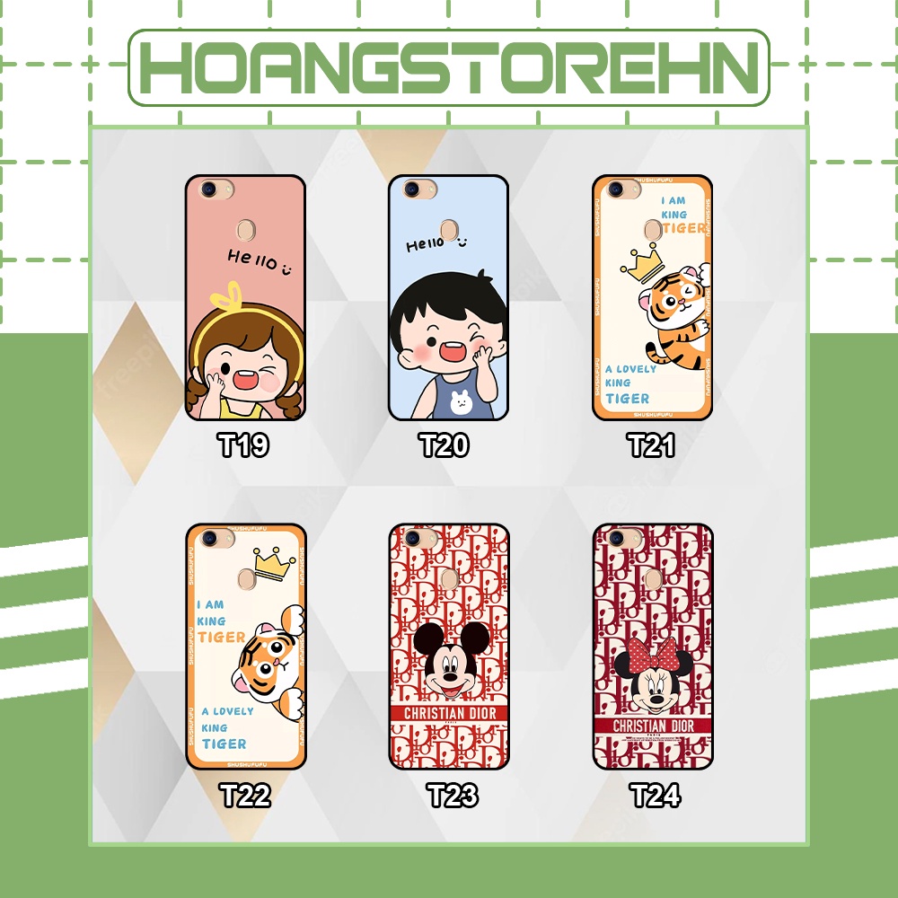 Ốp Oppo F5 / F5 Youth / F7 / F7 Youth in hình mickey, hổ, kingtiger siêu rẻ T19 - T24