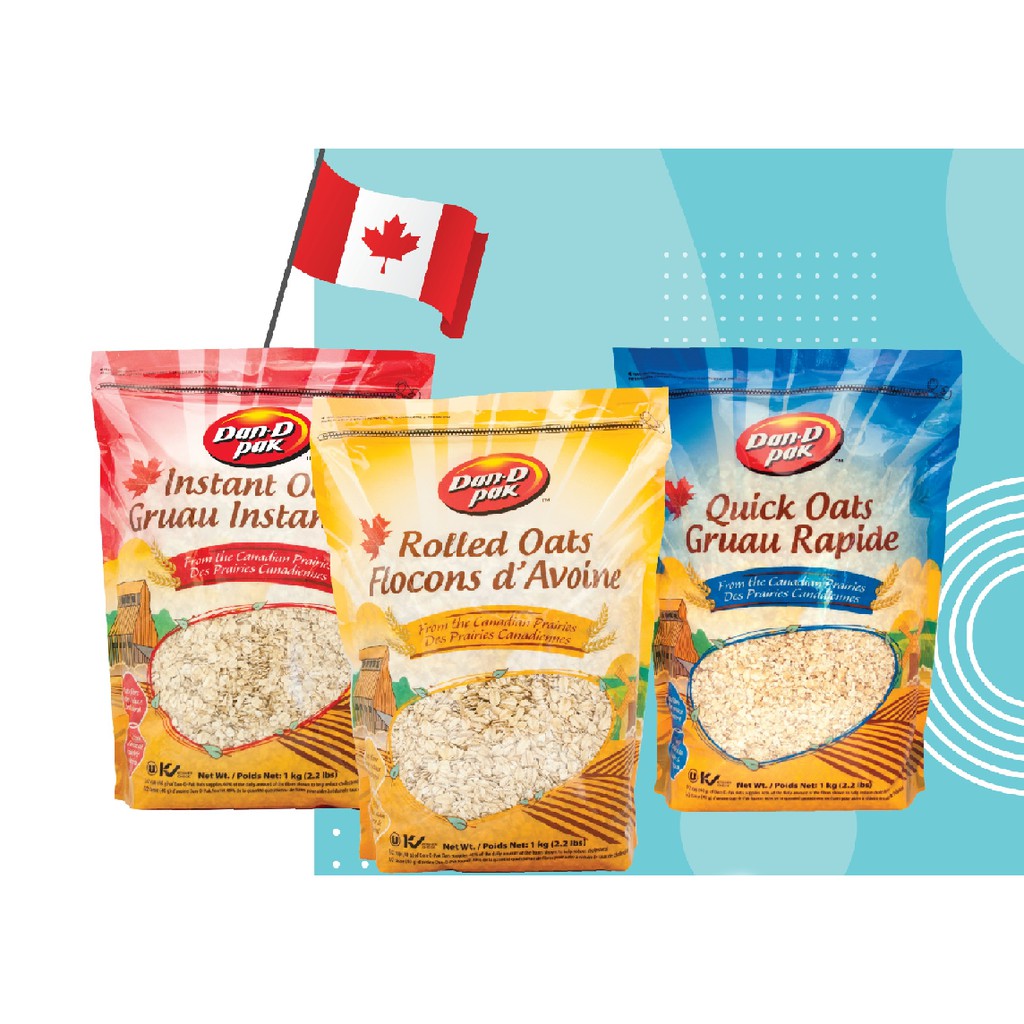 Yến mạch 1Kg Dan D Pak