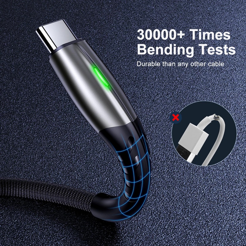 Dây cáp sạc nhanh QOOVI cổng USB 5A type C 4.0 cho thiết bị Android