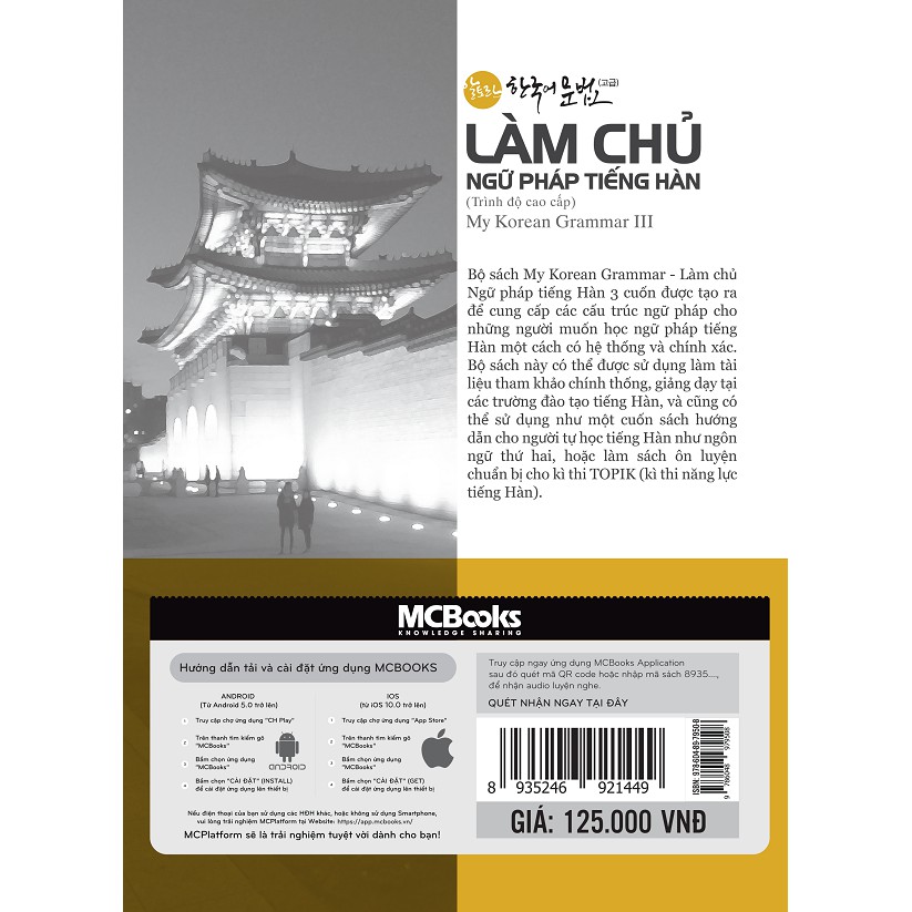 Sách - Làm chủ ngữ pháp tiếng Hàn - Cao cấp
