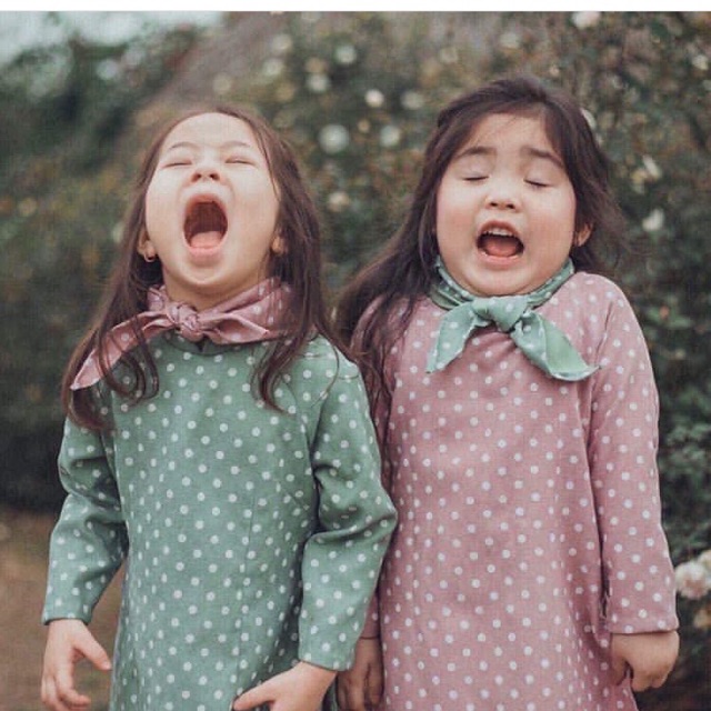 Áo dài vintage cho bé gái