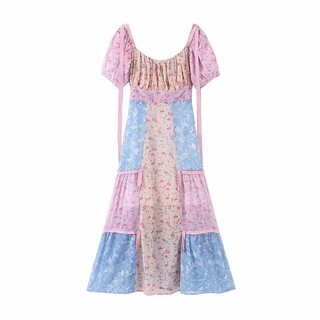 ĐẦM MAXI HOA NHÍ CAO CẤP PHONG CÁCH CỔ ĐIỂN PHÁP KÈM ẢNH THẬT Ở CUỐI VINTAGE RETRO