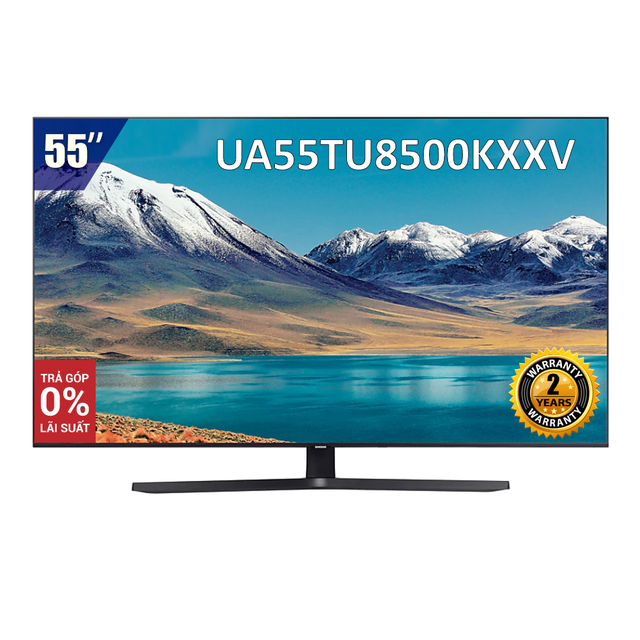 [Mã ELCE2TR giảm 6% đơn 200K] Smart Tivi 4K UHD Samsung 55 inch UA55TU8500KXXV - Miễn phí lắp đặt