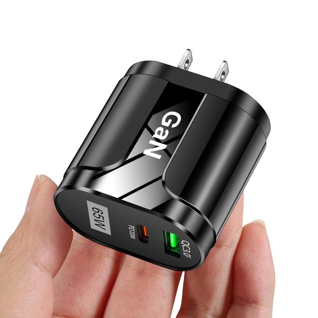 Củ Sạc Nhanh 65W EU / US Cho Huawei Samsung