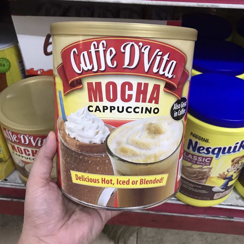 Cà Phê Sữa Caffe D'Vita Mocha Cappuccino 1.8kg - Chuẩn Hương Vị Mỹ