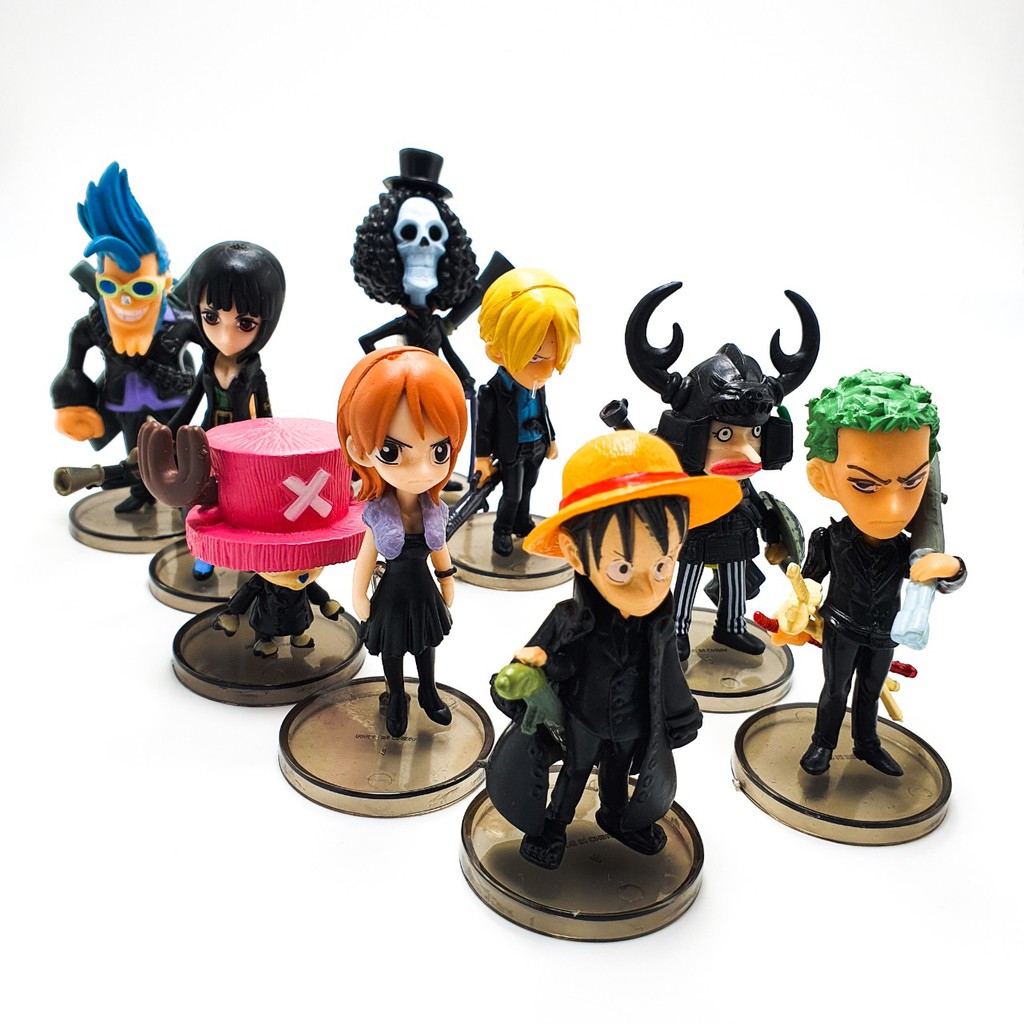 Mô hình One Piece (Combo 9 món) Luffy, Zoro cực chất One piece chibi