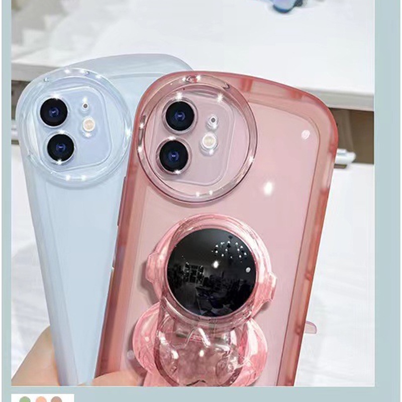Ốp Điện Thoại Mềm Trong Suốt Có Giá Đỡ Cho Xiaomi Mi 11T Pro Redmi Note 11 11S 10 10S 10C 9 9T Poco M4 Pro X3 M3 F3 F4 GT