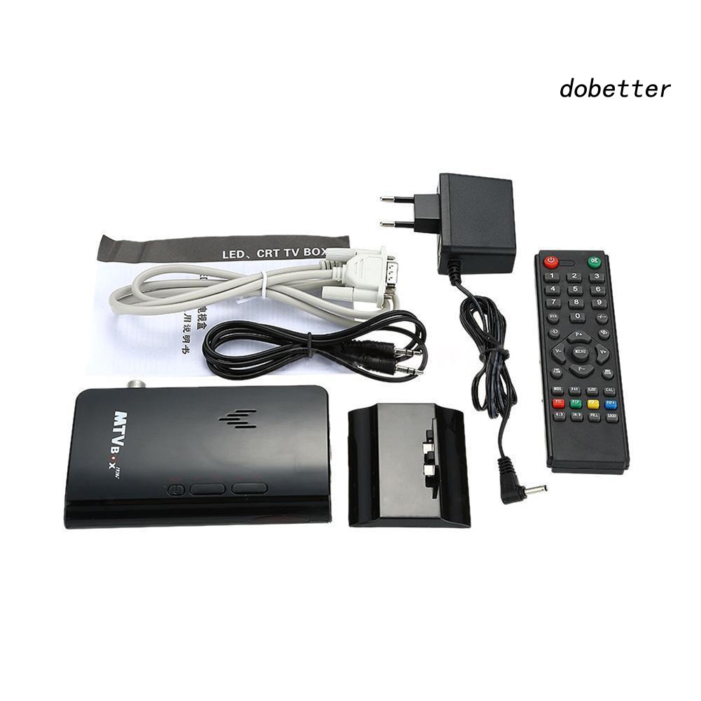 Bộ Thiết Bị Thu Tín Hiệu TV Kỹ Thuật Số RF AV Sang VGA HDTV Chuyên Dụng