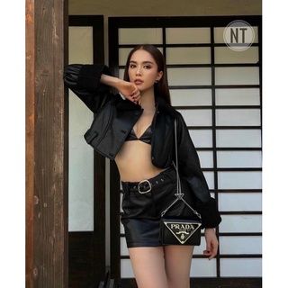 Túi kim loại pradaa Ngọc Trinh
