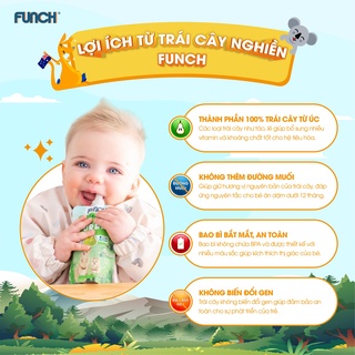 Trái cây nghiền cho bé ăn dặm từ 4 tháng tuổi funch 100% táo xay nhuyễn - ảnh sản phẩm 5