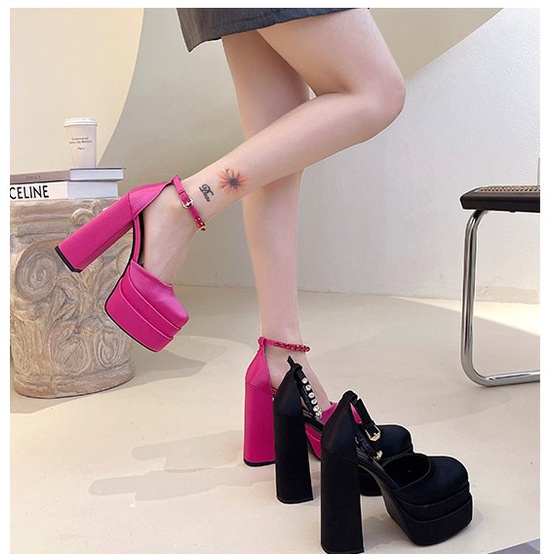 GIÀY MARY JANE 15 CM ĐẾ VUÔNG MARY JANE LOLITA BÚP BÊ PHIÊN BẢN 2022 HOTTREND SO HOT PHONG CÁCH NHẬT BẢN