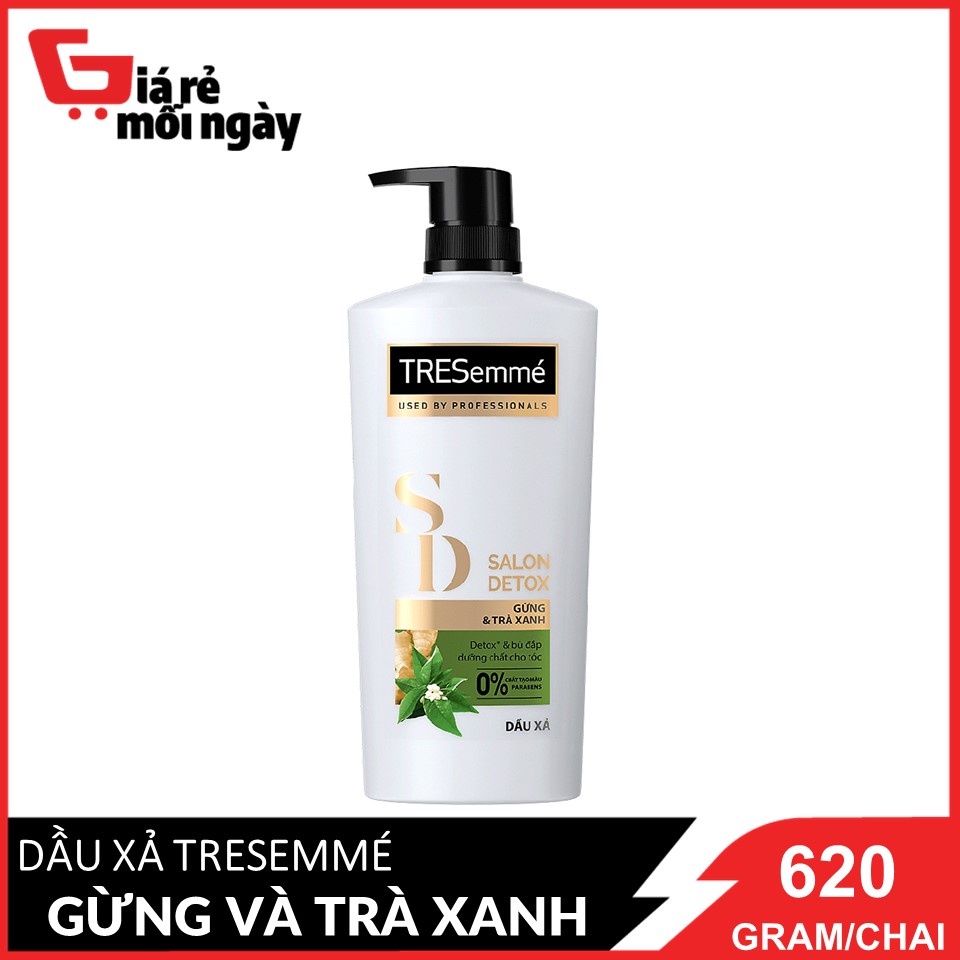 Dầu xả Tresemme Gừng và trà xanh (Trắng) 620g