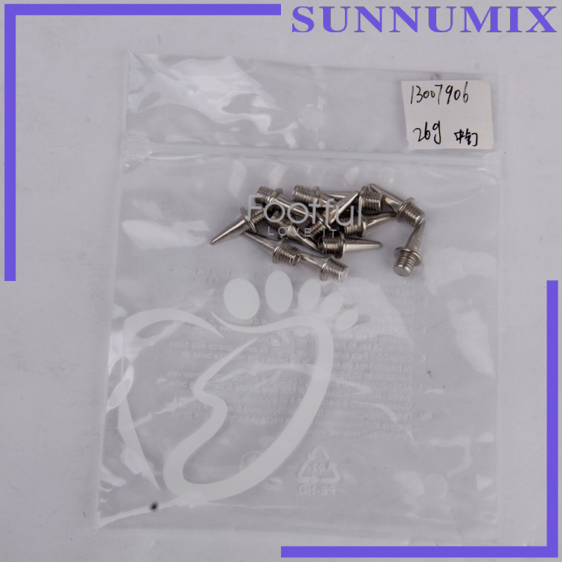 [SUNNIMIX]12x Sports Track Field Running Shoes Spikes Pins Repair Replacement Pyramid