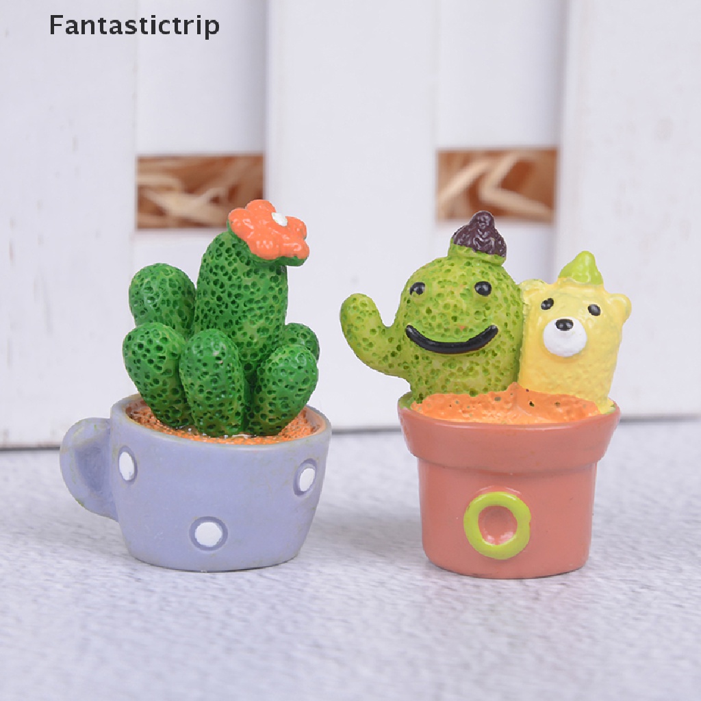 Cây Xương Rồng Mini Trang Trí Nhà Búp Bê