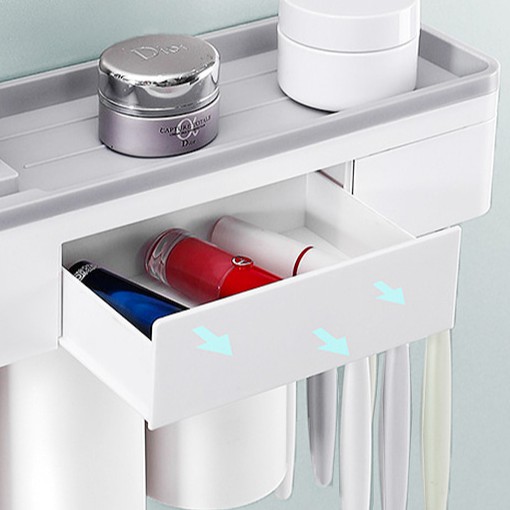 Kệ để đồ nhà tắm hút chân không và  miếng dán tường - FUNSHOP - Cobi Home