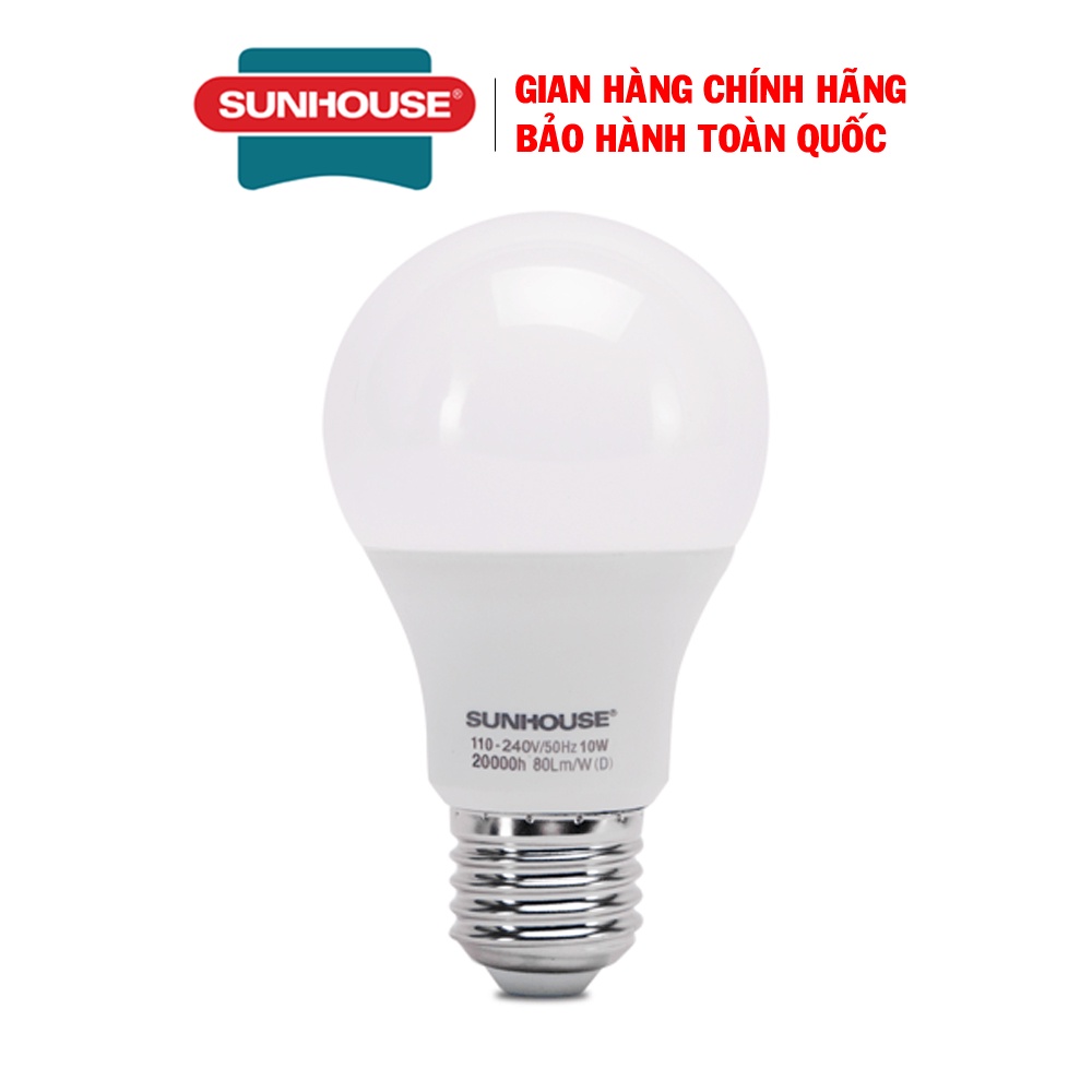 Bóng đèn led thân nhôm Sunhouse SHE-LEDA60AL-A10W