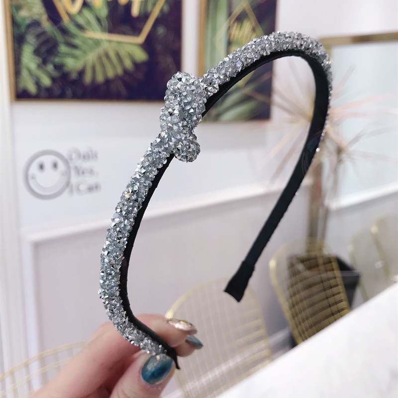 Băng Đô Cài Tóc Đính Đá Phong Cách Hàn Quốc Thời Trang Cho Nữ