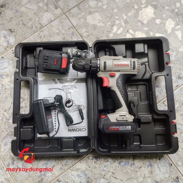 Máy khoan vặn vít dùng pin Crown CT21052L