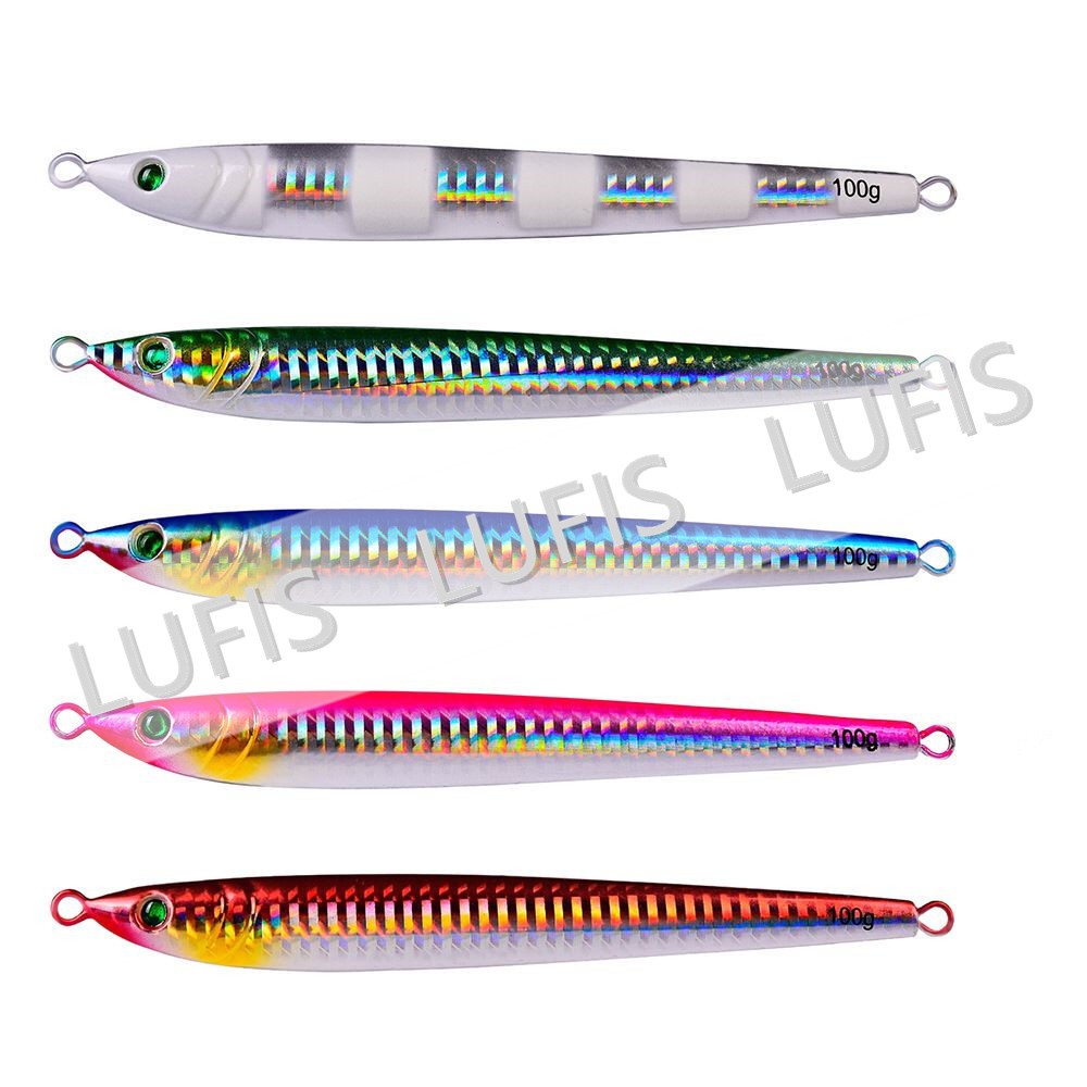 Mồi Giả Câu Cá 3d Bằng Kim Loại 10g - 100g jigging Fishing lure