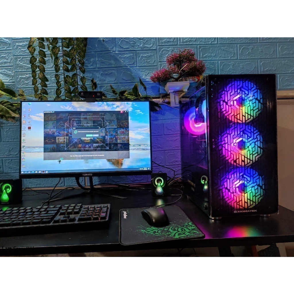 PC GAMING - WORKSTATION XEON E5-2673v3 / 32GB / VGA GTX 1050