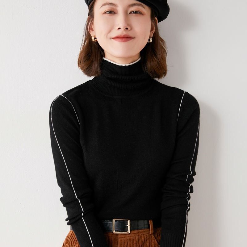 áo len cổ trụ