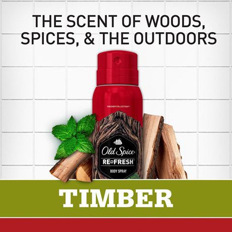 Xịt Khử Mùi Old Spice Timber Refresh Body Spray