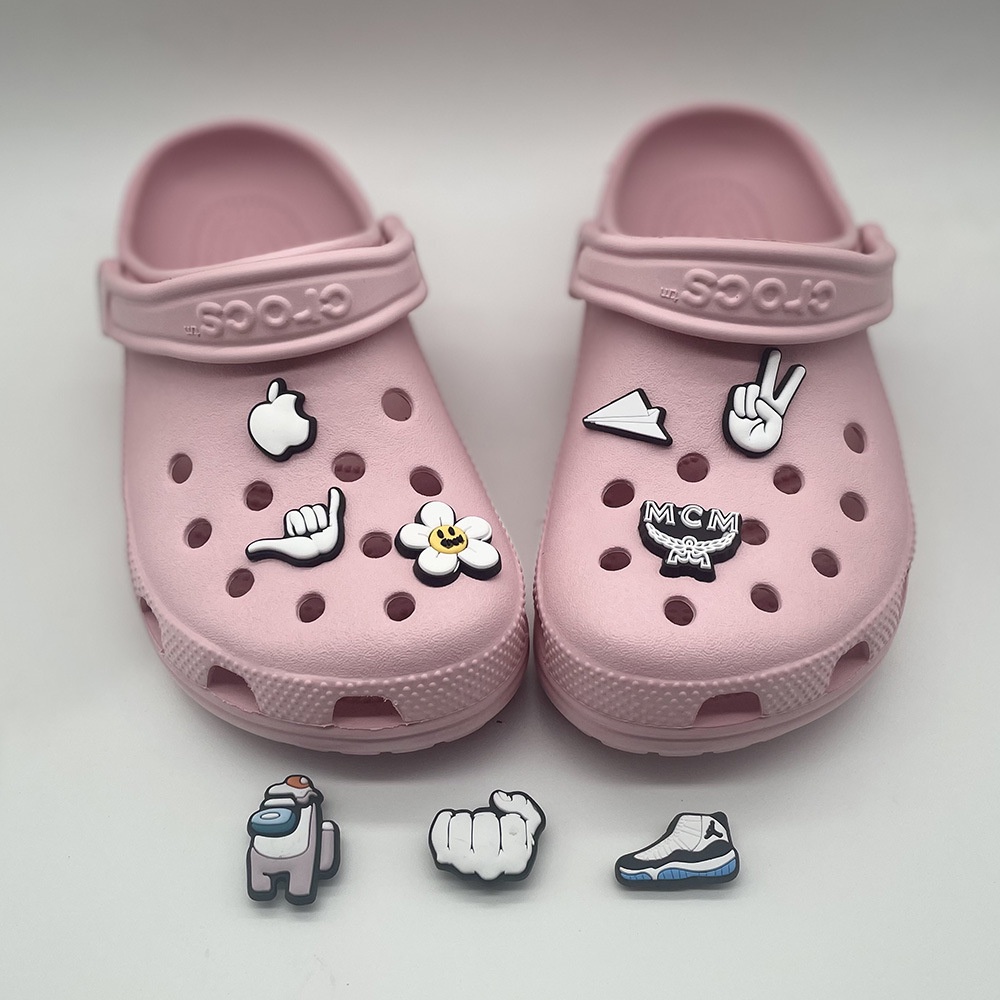 Ghim Cài Hình Hoạt Hình Logo Jbitz Cho Giày Crocs Thương Hiệu Jibits Charm Drew Flower Croc Jibbits