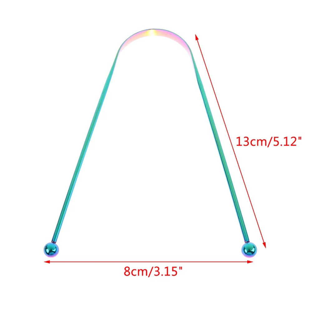 [Hàng mới về] Dụng cụ cạo lưỡi bằng thép không gỉ chăm sóc sức khỏe cho nam nữ