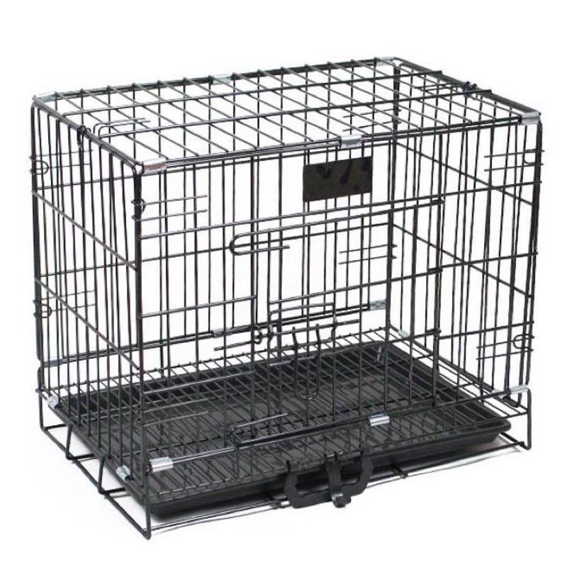 Lồng chó mèo, chuồng chó mèo tặng khay vệ sinh size M 60cm x 42cm
