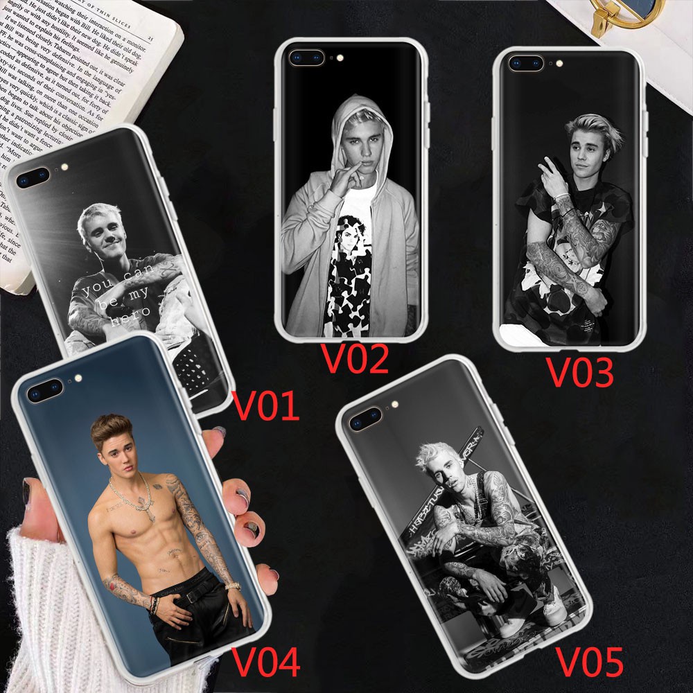 Ốp Lưng Mềm Trong Suốt In Hình Justin Bieber Cho Iphone 8 7 6s 6 Plus 5 5s Se 5c 4 4s Va129