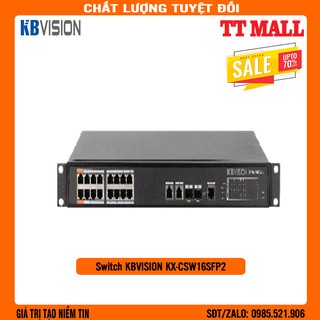 Switch kbvision kx-csw16sfp2 16-cổng poe - bảo hành chính hãng .