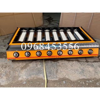 Bếp nướng gas 8 trụ - Bếp nướng BBQ bằng ga 8 họng ET-K288