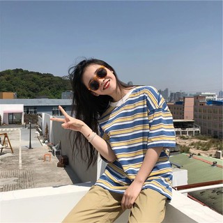 Áo phông kẻ ngang ulzzang