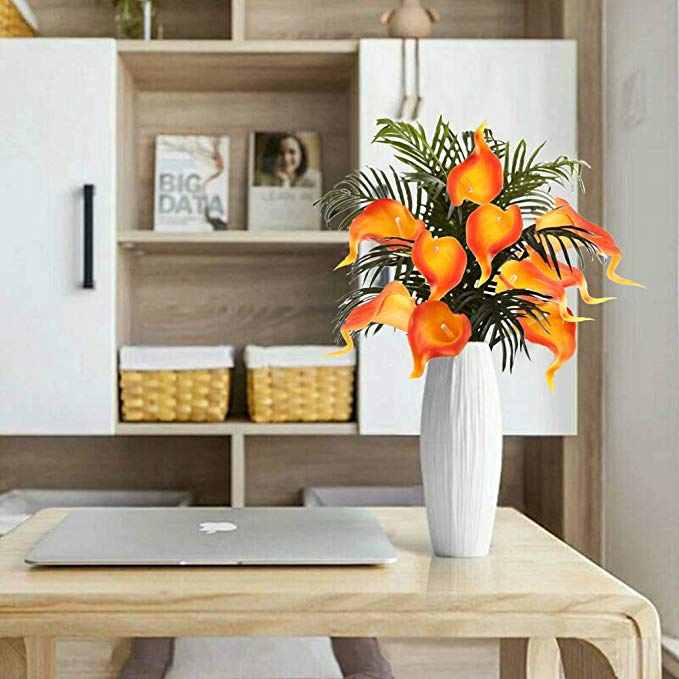 10 cành hoa huệ giả dùng trang trí tiệc nhà cửa DIY